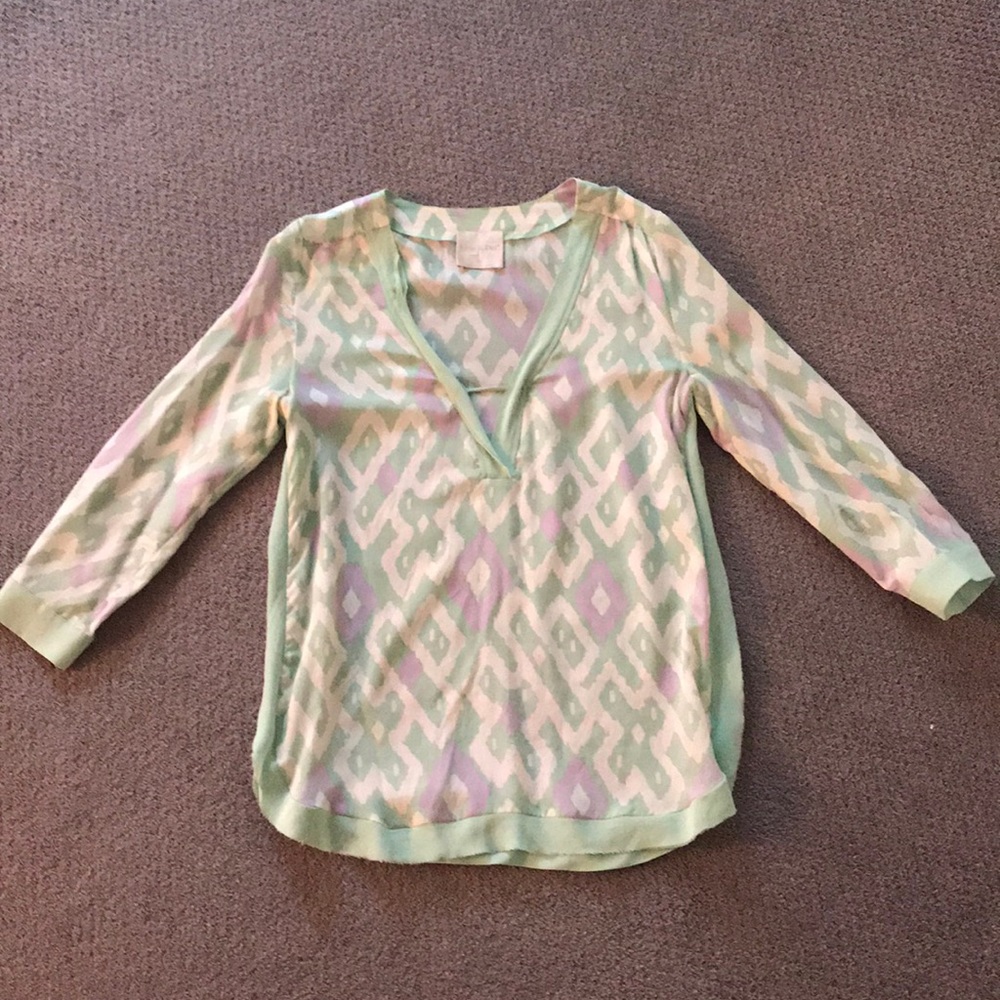 Line & Dot silk blouse